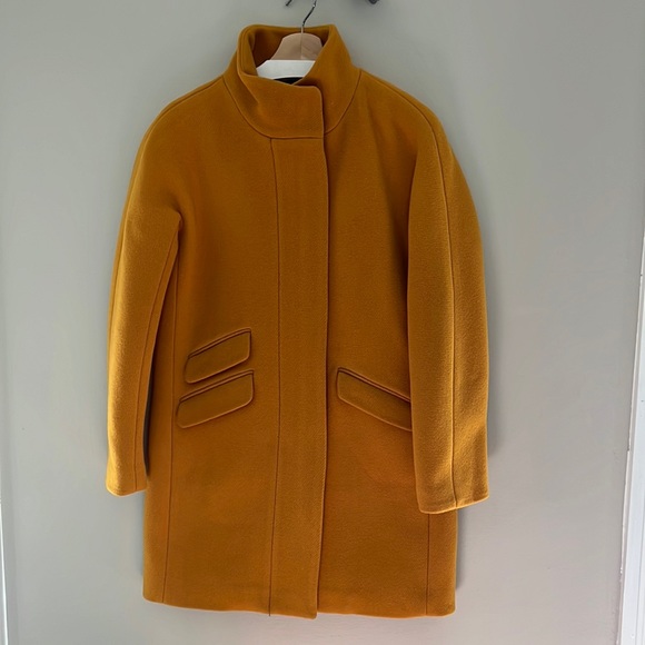 J. Crew Jackets & Blazers - J. Crew Cocoon Coat Yellow Size 2